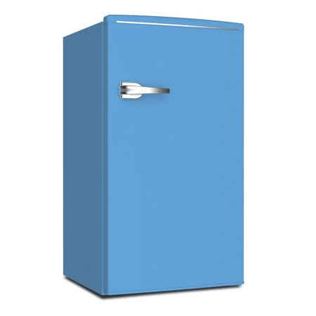 AVANTI 3.1 cu. ft. Retro Compact Refrigerator, Robin's Egg Blue RMRS31X6BL-IS